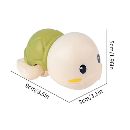 3PCS Baby Bath Toys Toddlers Bathing Cute Swimming Turtles Clockwork Play Water Baby Wind-Up Toys for Kids Preschool Pool Toys