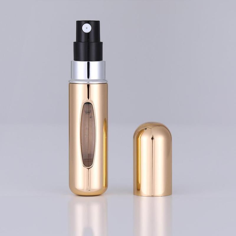 4PCS 5Ml Refillable Perfume Atomizer | Tsa-Approved Travel Spray Bottle, Leak-Proof Continuous Mist for Cologne & Body Mists – Mini Decanter Gift Set for Men (Fall/Holiday Essentials