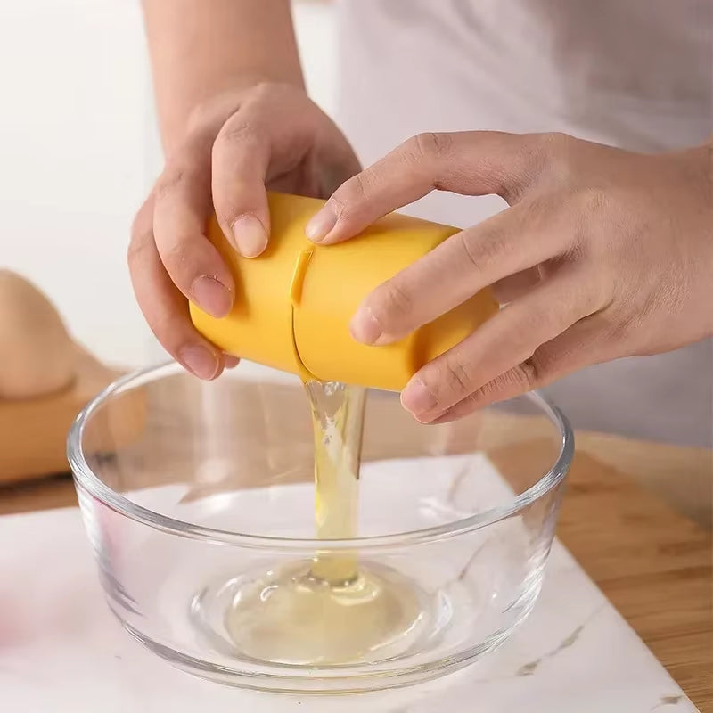 Hot Sale Egg Topper Shell Cutter Beater Raw Egg Cracker Separator Filter Egg Opener Yellow/Orange/Rose Red Kitchen Baking Tools