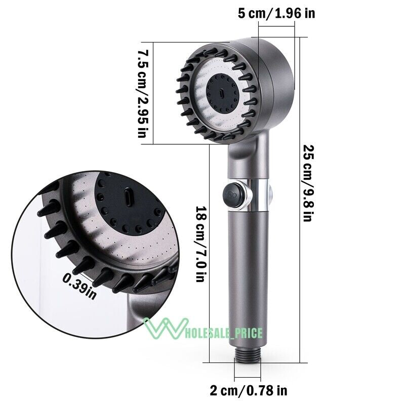 High-Pressure Shower Head Multi-Function