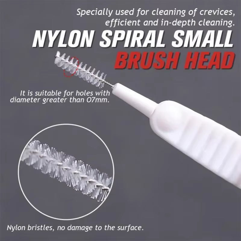 10-500PCS Shower Cleaning Brush Bathroom Micro Nylon Brush Nozzle Anti-Blocking Cleaning Tools Bathroom Accessories