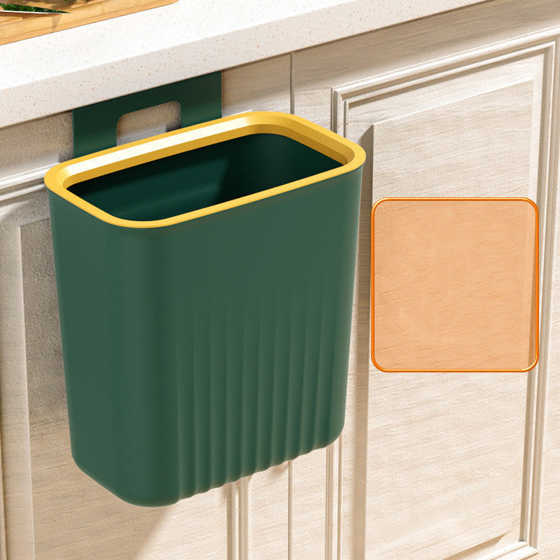 Domestic Hanging Kitchen Waste Bin With Lid