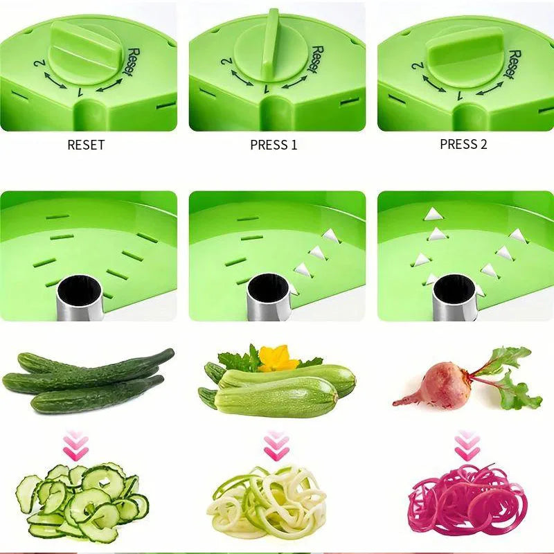 3-in-1 Vegetable Spiralizer
