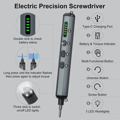75-In-1 Precision Electric Screwdriver Set
