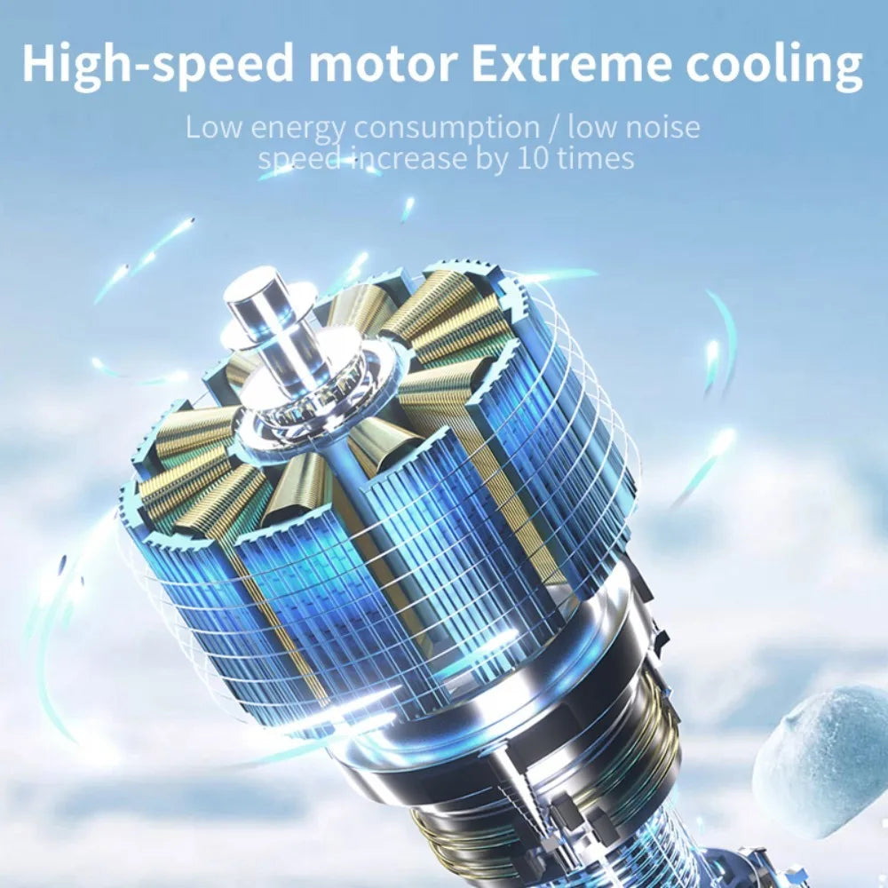 USB Rechargeable Turbo Pocket Fan