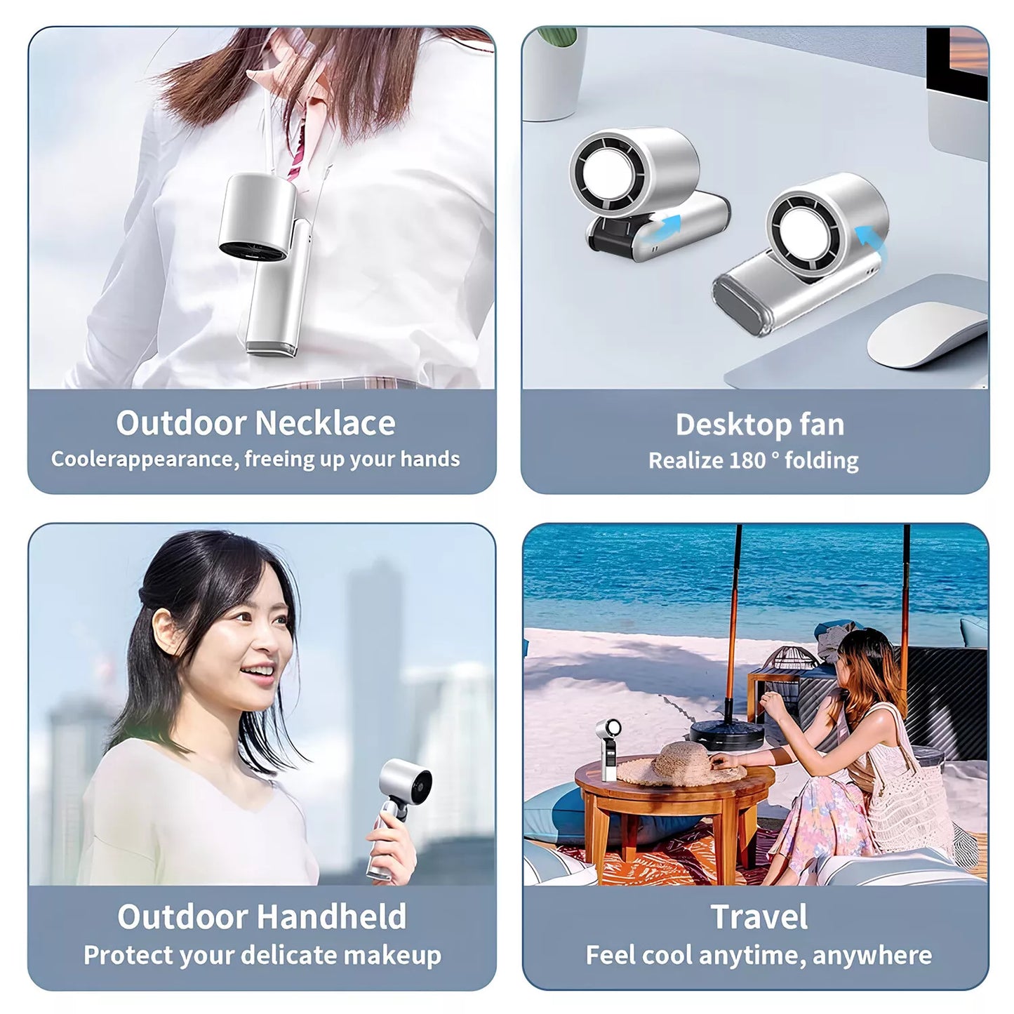 USB Rechargeable Turbo Pocket Fan